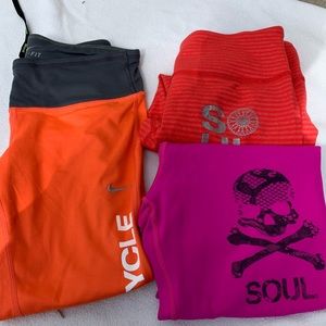 SOULCYCLE Lulu Lemon  and Nike leggings